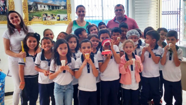 Escola municipal de São Miguel desenvolve atividades educativas sobre saúde bucal 